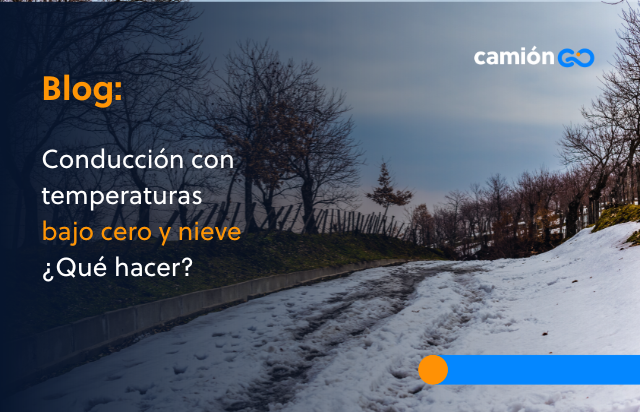 Conducción con temperaturas bajo cero y nieve ¿Qué hacer?